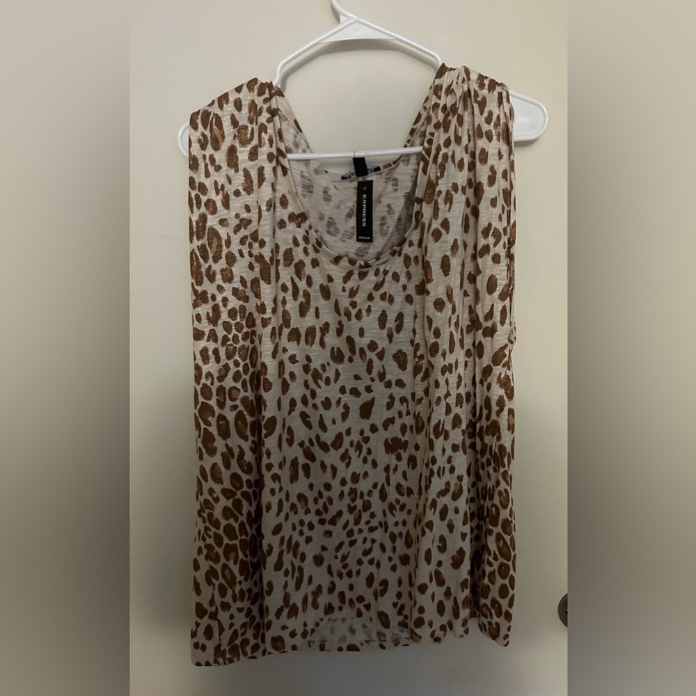 XL Express animal print shirt brand new with tags.